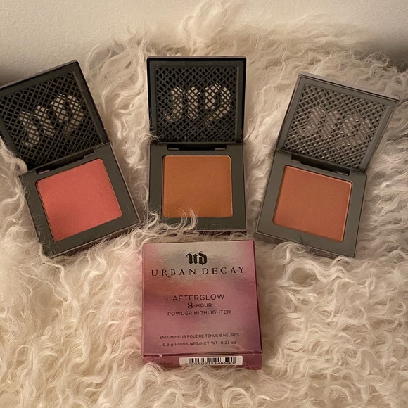 Urban Decay Other - NEW- Urban Decay After Glow Highlighter/ Blush Lot